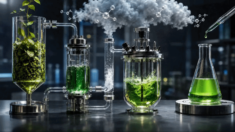 Animación de biotecnología Bioluméa